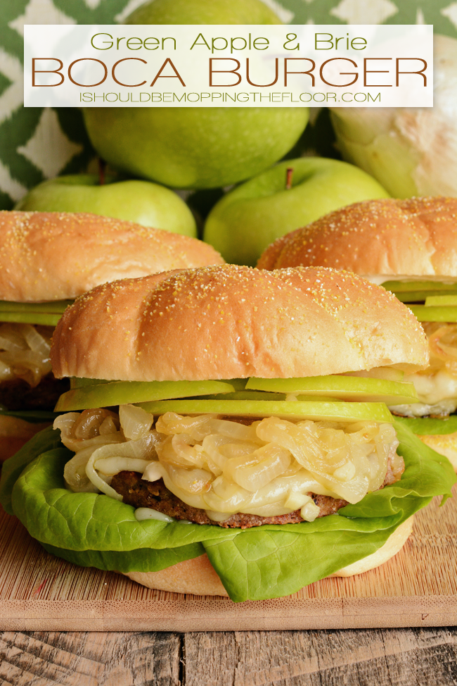 Green Apple and Brie Boca Burgers Recipe