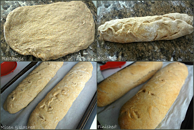 Quick Wheat Baguettes Quick Wheat Baguettes