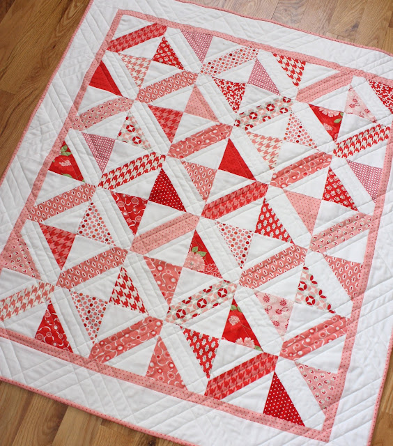 Modern Baby quilt pattern.