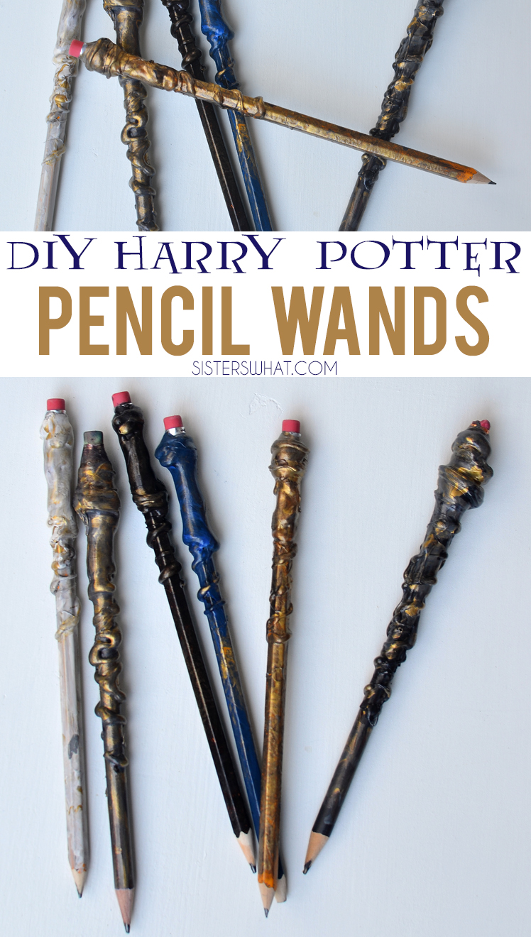 how to make harry potter wands out of paper
