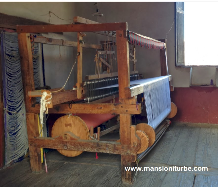 Pedal loom in Patzcuaro at the House of the Eleven Patios