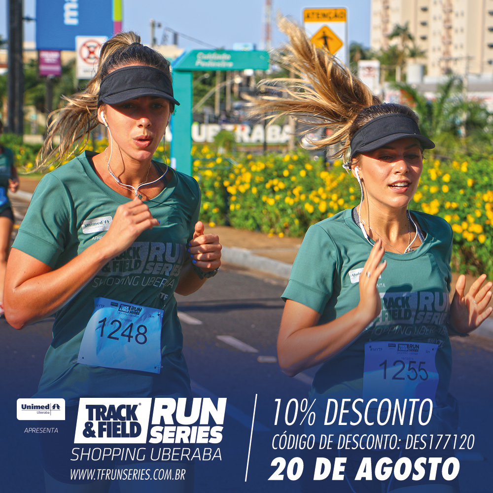 Inscrição para Track&Field Shopping Uberaba com 10 off