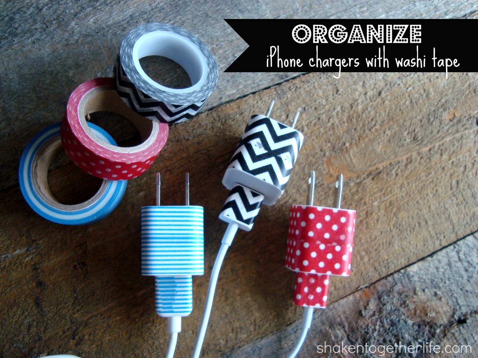 Organize Your Iphone Charges Using Washi Tape Who Has My Charger Is A Frequently Used Phrase In The Bett Household Until Now Behold Organize Your Iphone Chargers With Washi Tape