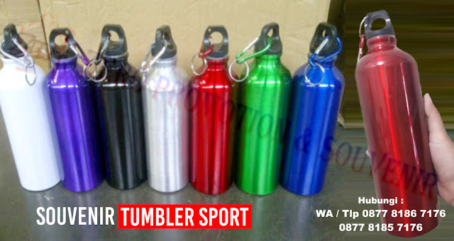 Tumbler Sport, Tumbler Promosi Cetak, Botol Minum Sport untuk promosi, tumbler alumunium, botol minum stainless, botol minum sport