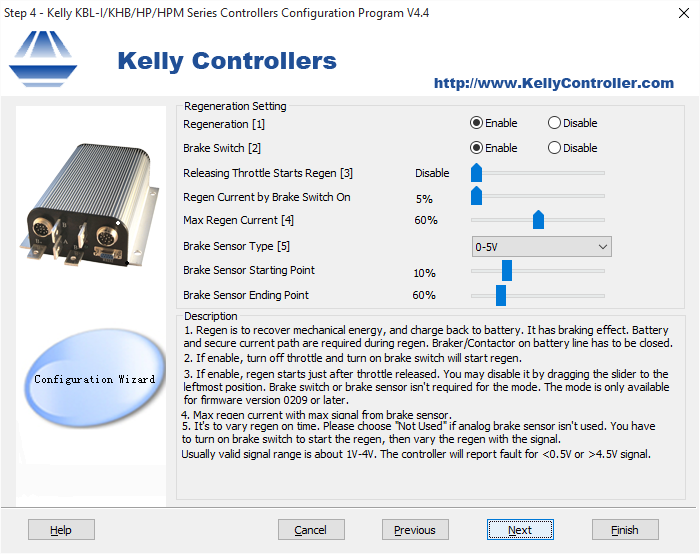 1973 Austin Mini Kelly KHB 72701 Controller Settings