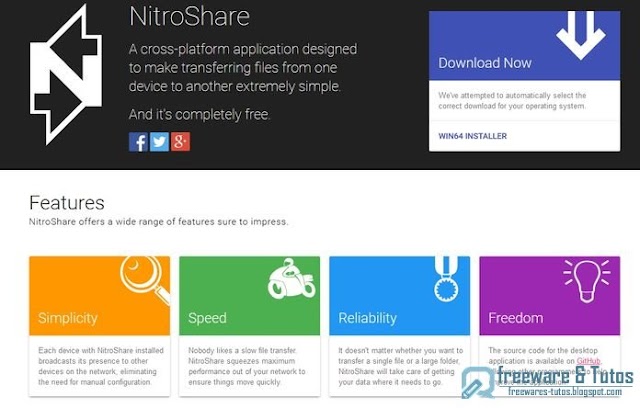 Nitroshare : un logiciel gratuit pour échanger des fichier entre ordinateurs (Windows, Mac et Linux)  sur le même réseau