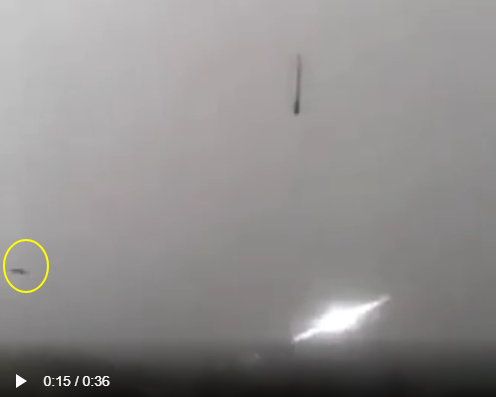 Another UFO comes in to view at 15 seconds in to the video. Another UFO comes in to view at 15 seconds in to the video.
