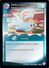 My Little Pony Rainbow Dash, Rainbow Crash Absolute Discord CCG Card