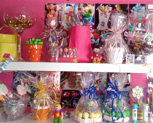 artesania y decoracion con golosinas 