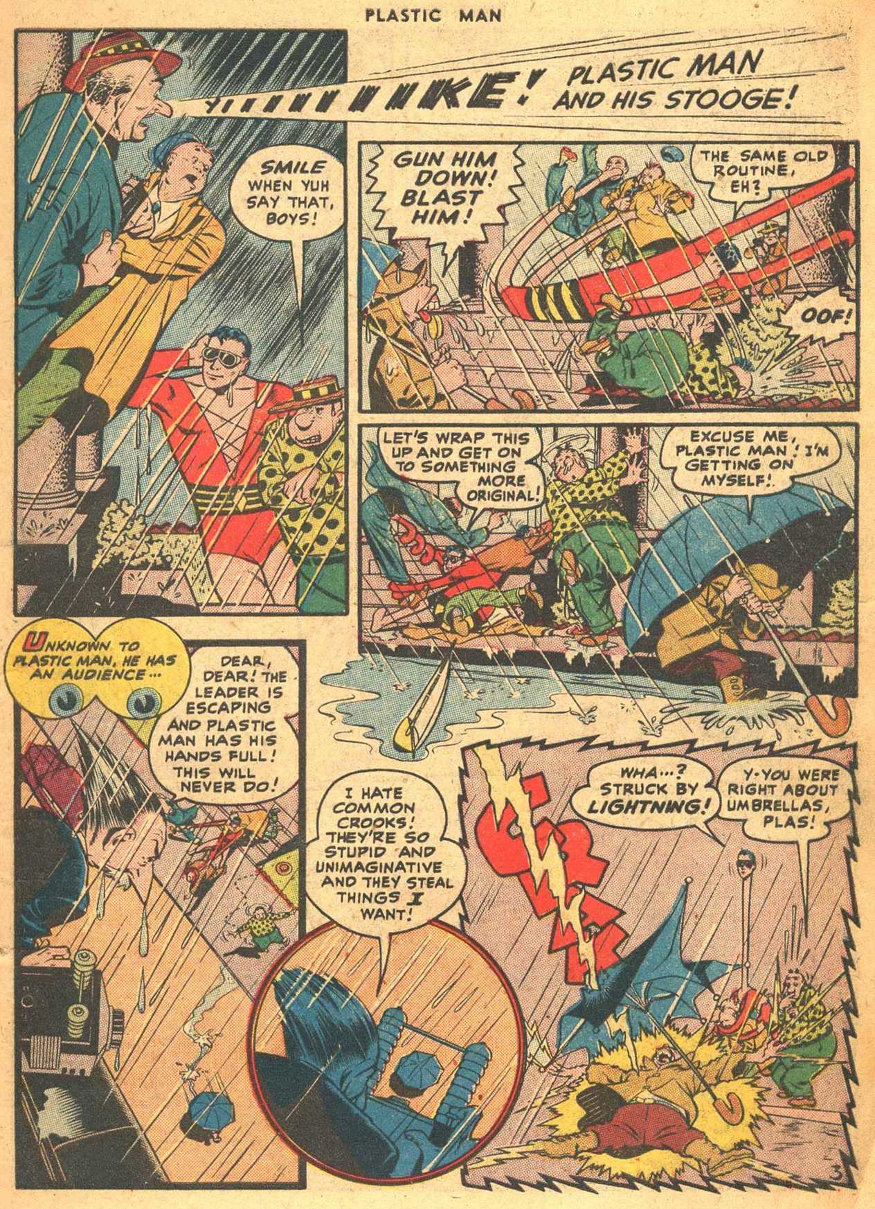 Read online Plastic Man (1943) comic -  Issue #7 - 5