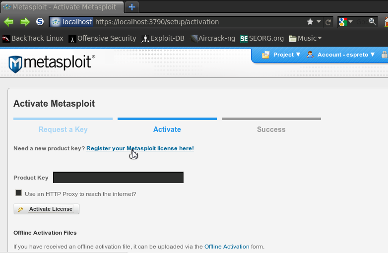 Metasploit License Key Crack