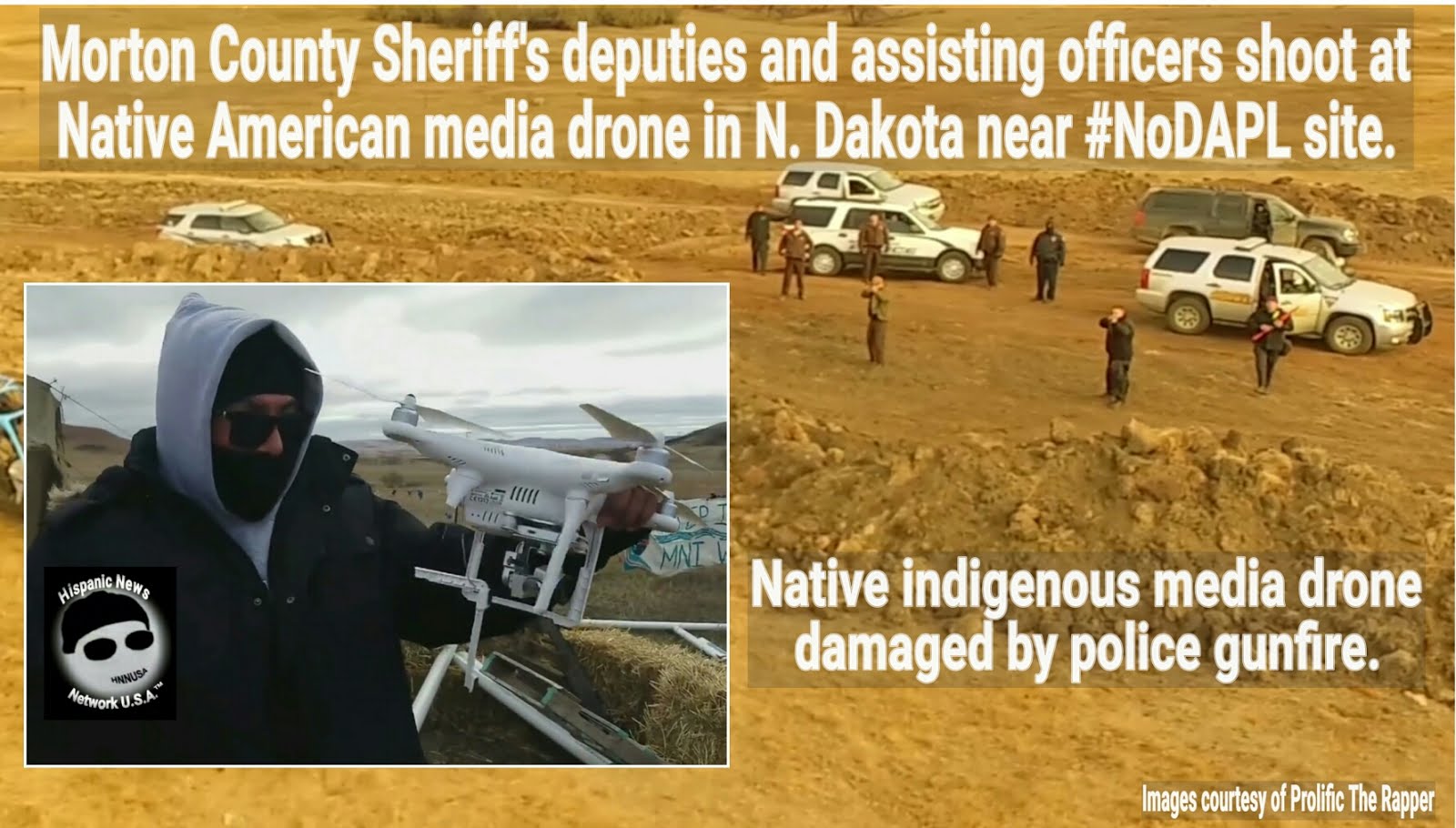 Morton County Sheriff Deputies Target And Discharged Weapons At Native