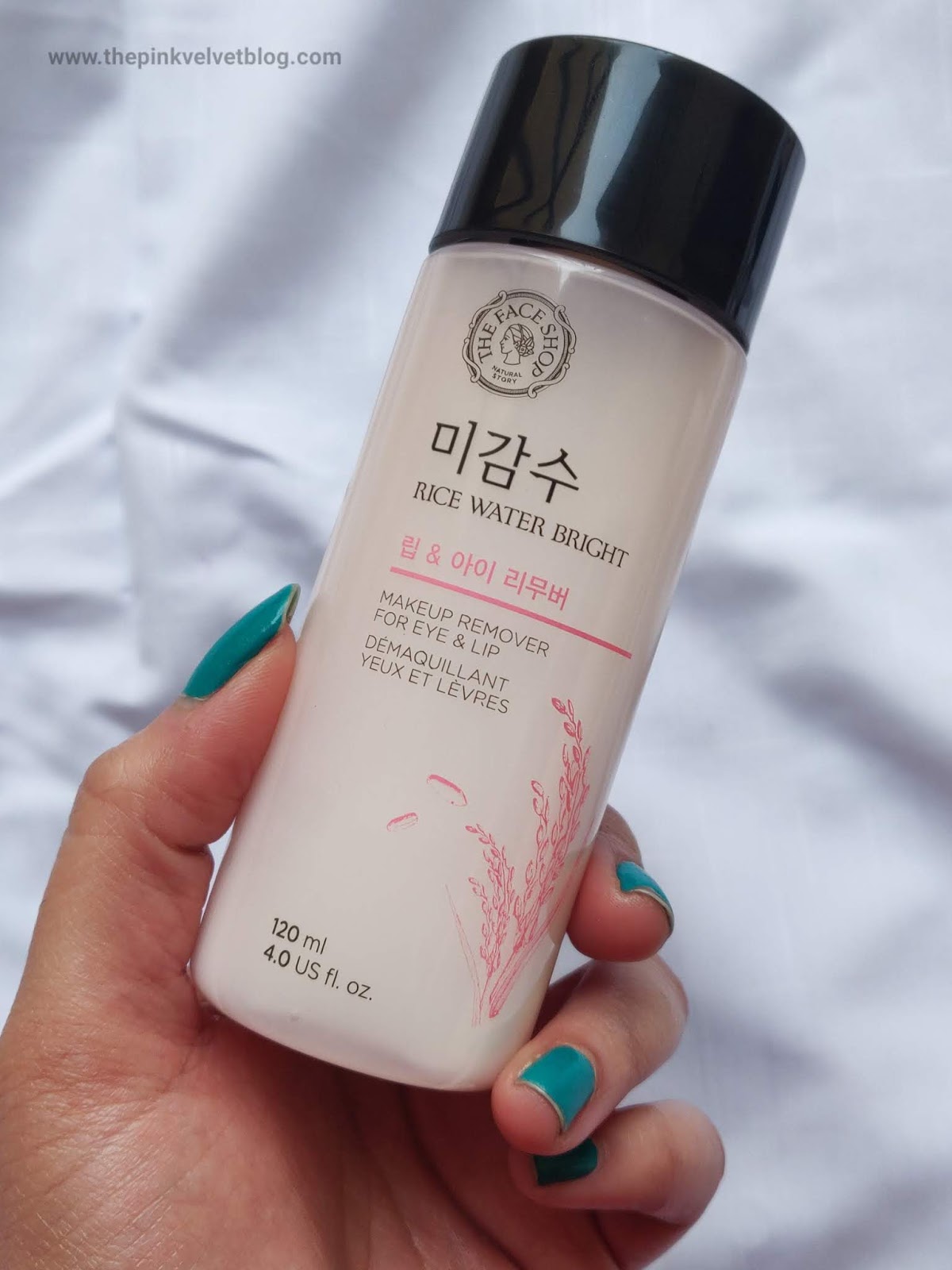The Face Shop Rice Water Bright Makeup Remover Review The Pink Velvet