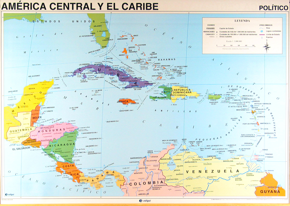América Central | Mapas Geográficos da América Central