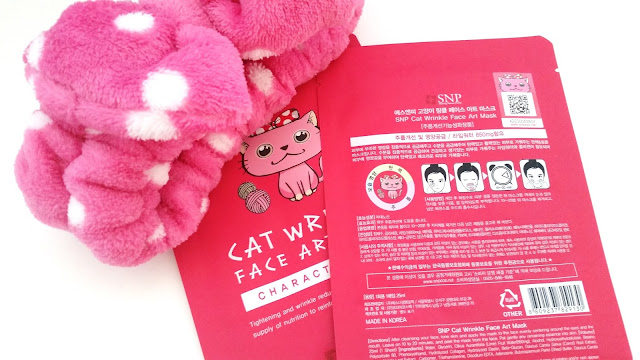 SNP Character Face Cat Wrinkle Face Art Mask