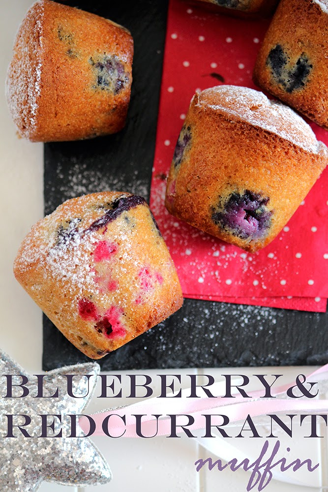 oh my muffin!!! redcurrant & blueberry