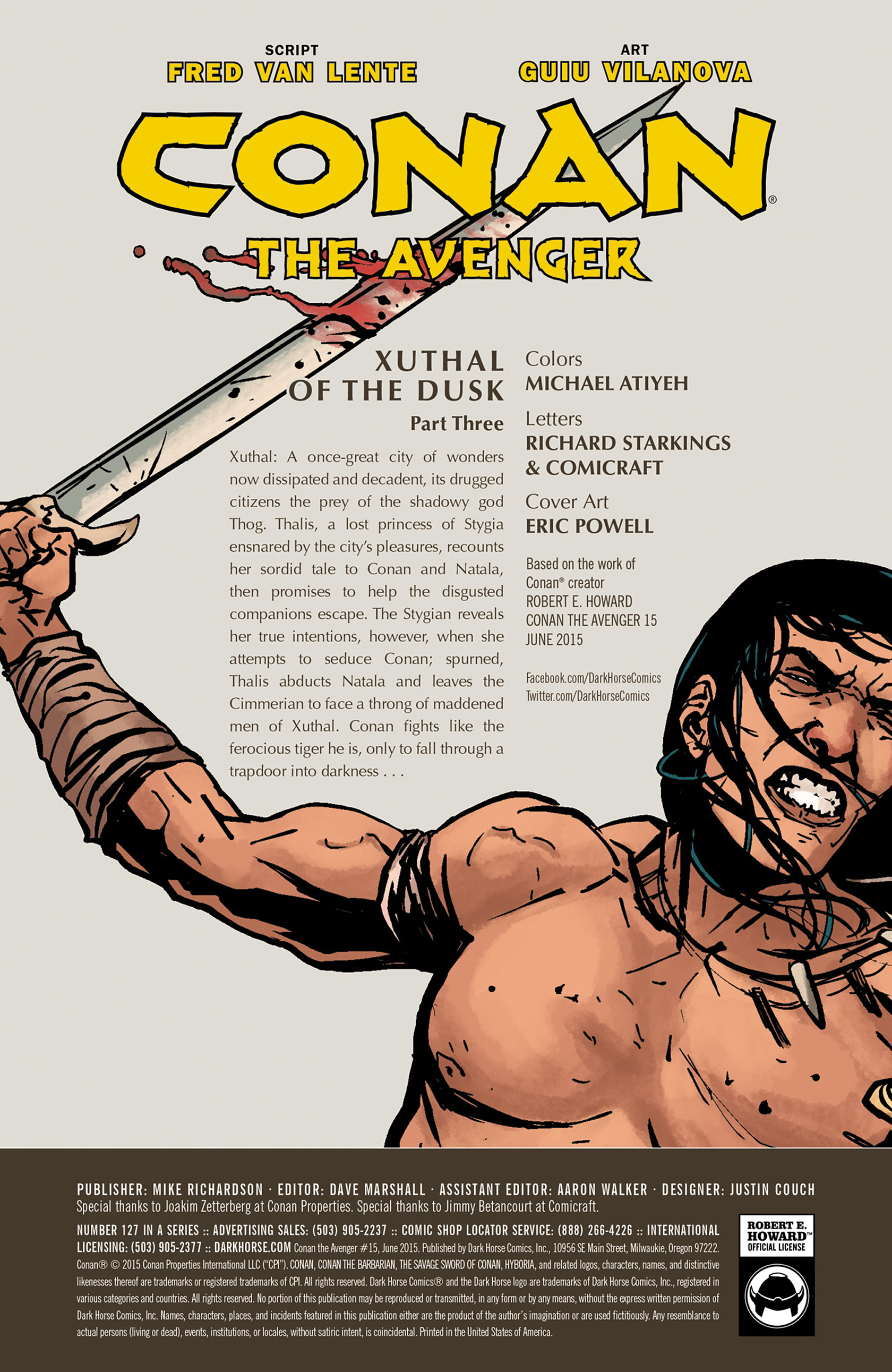 Read online Conan the Avenger comic -  Issue #15 - 2