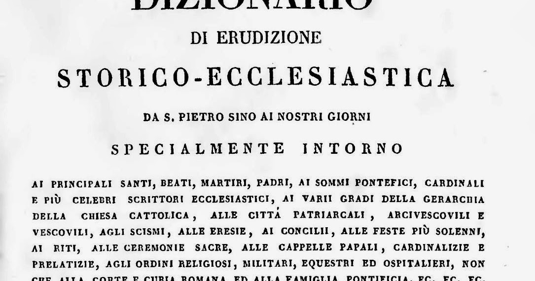 SMARTARC SAN MINIATO NEL DIZIONARIO DI ERUDIZIONE STORICOECCLESIASTICA