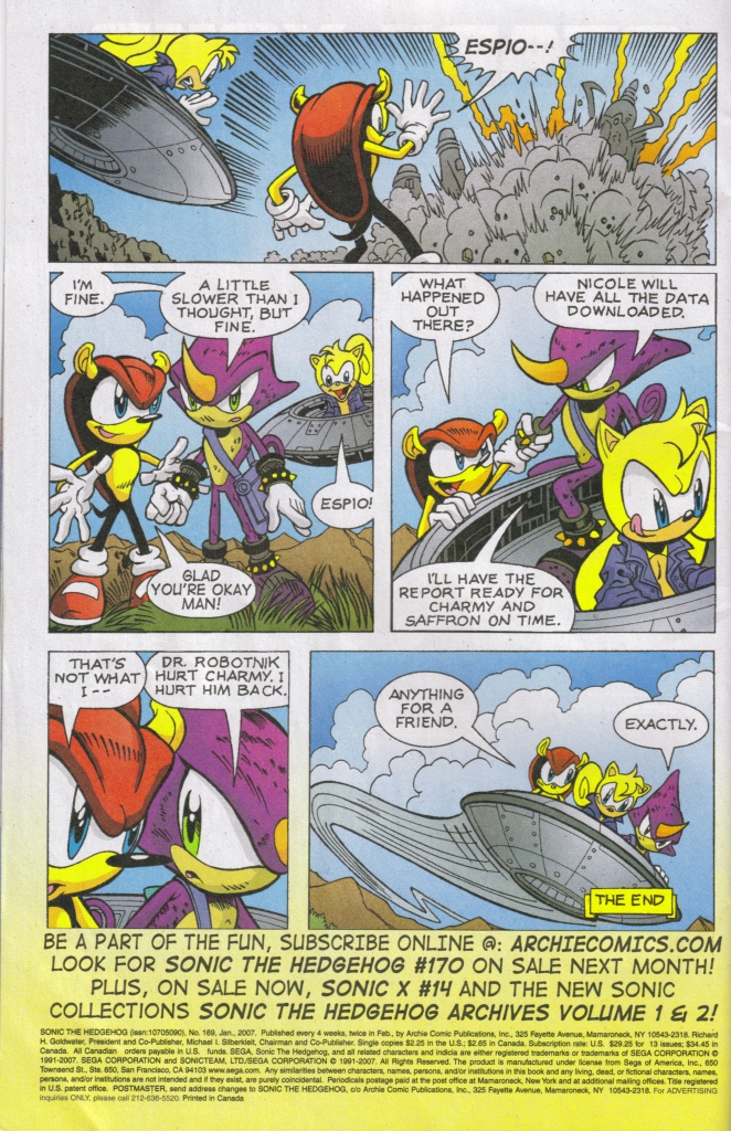 Read online Sonic The Hedgehog comic -  Issue #169 - 45