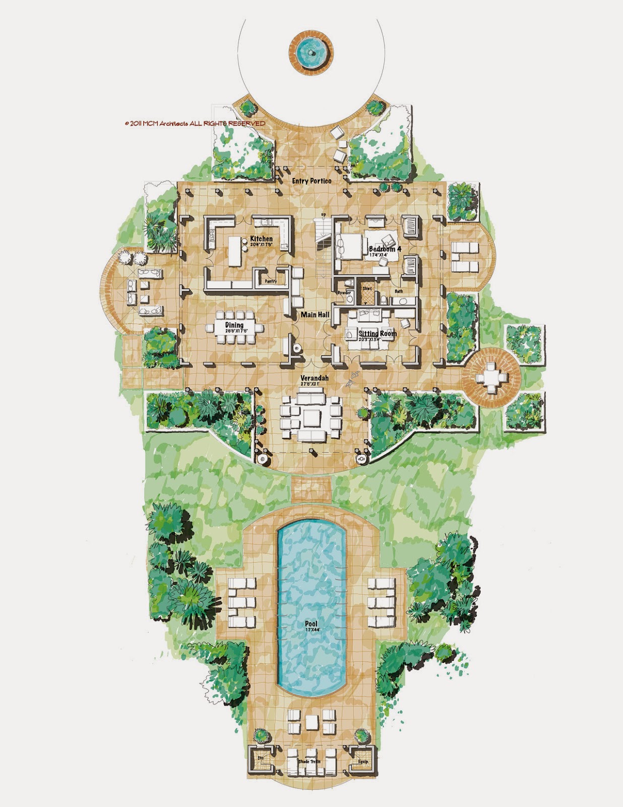 MCM DESIGN Island House Plan 10