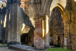 Abbey in Orval Belgium