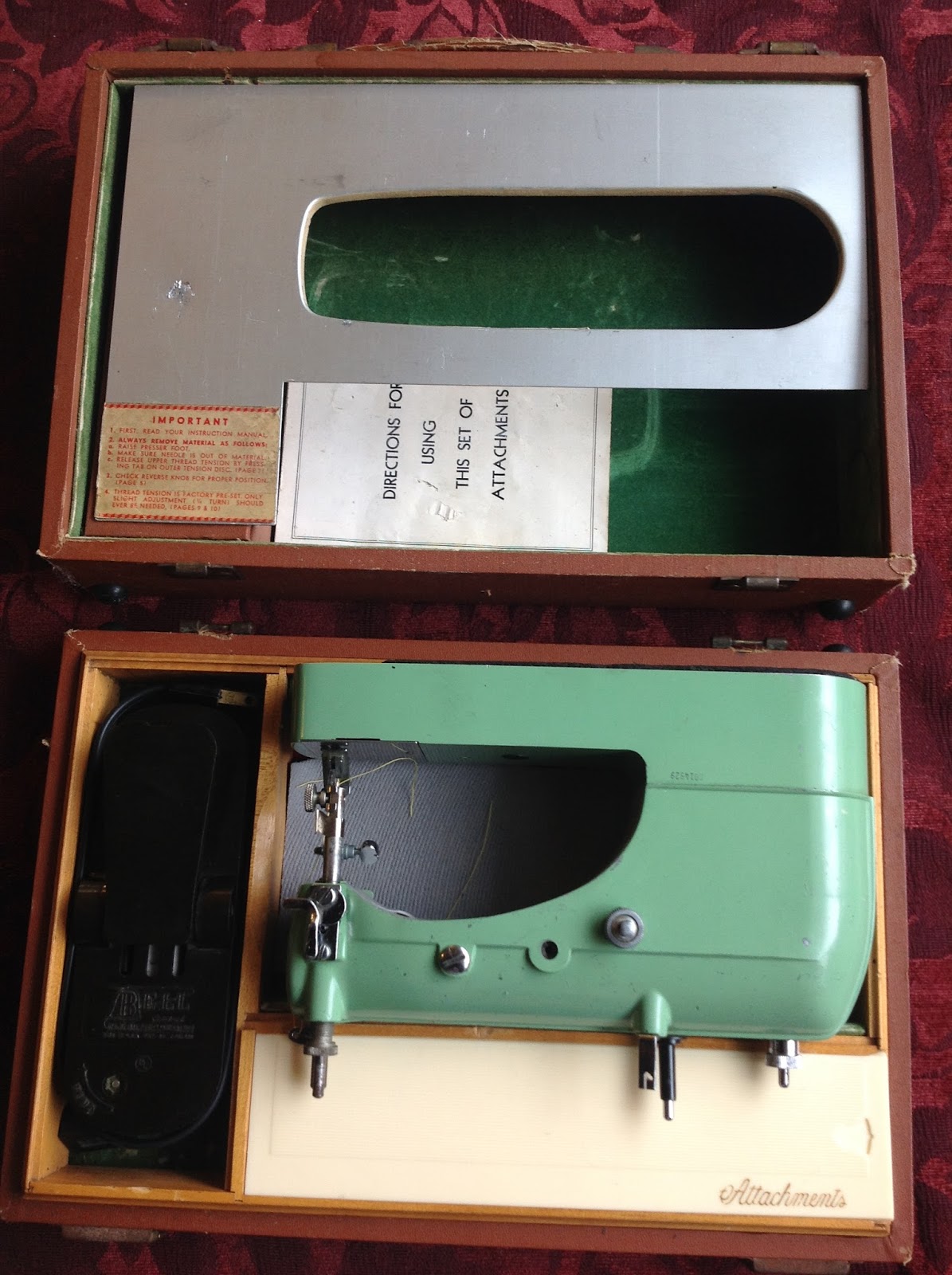 Sew Old Sew New The Bell Portable Sewing Machine