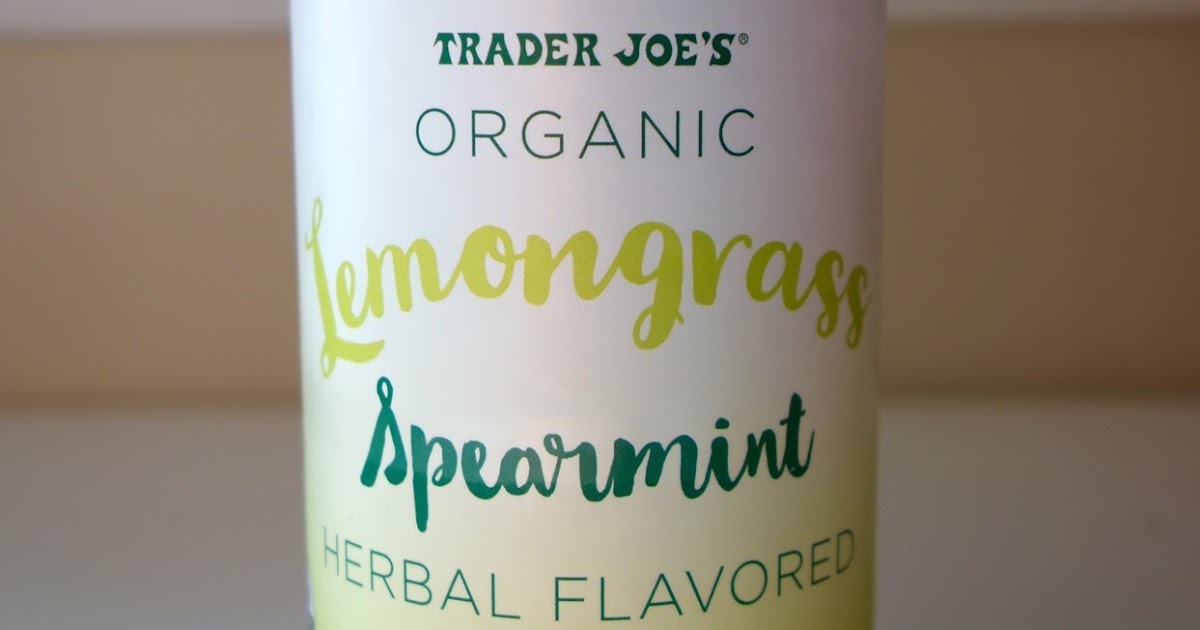 Trader Joe's Organic Lemongrass Spearmint Herbal Flavored Water