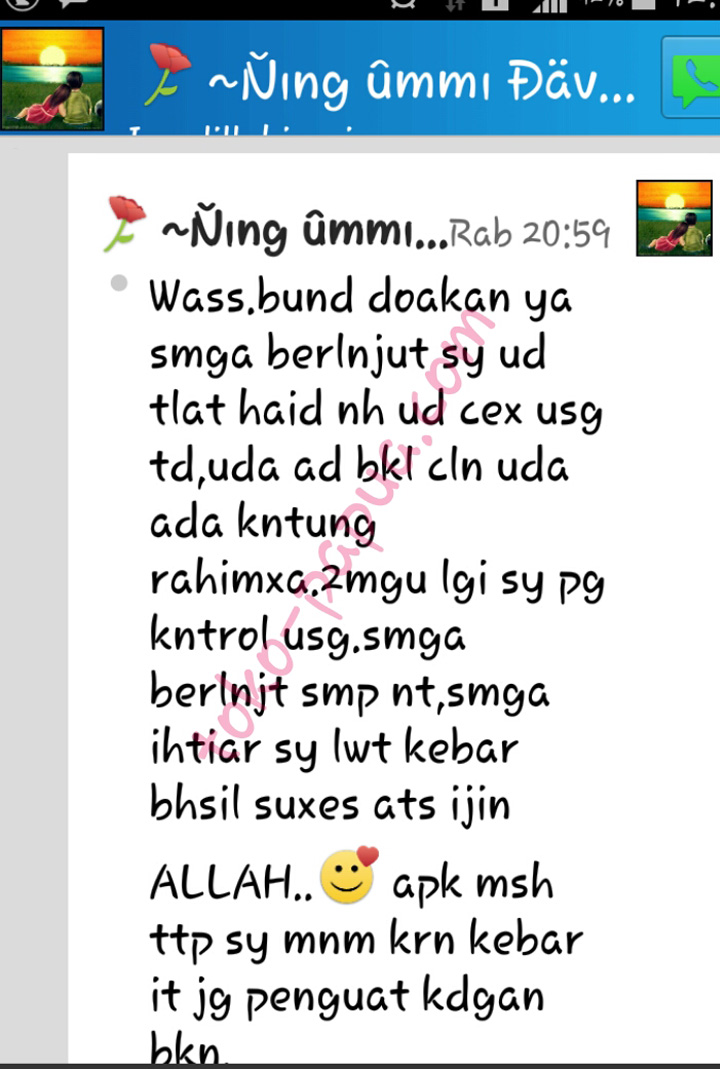 testimoni program agar cepat hamil