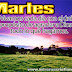 Martes Vivamos cada día con el único propósito...