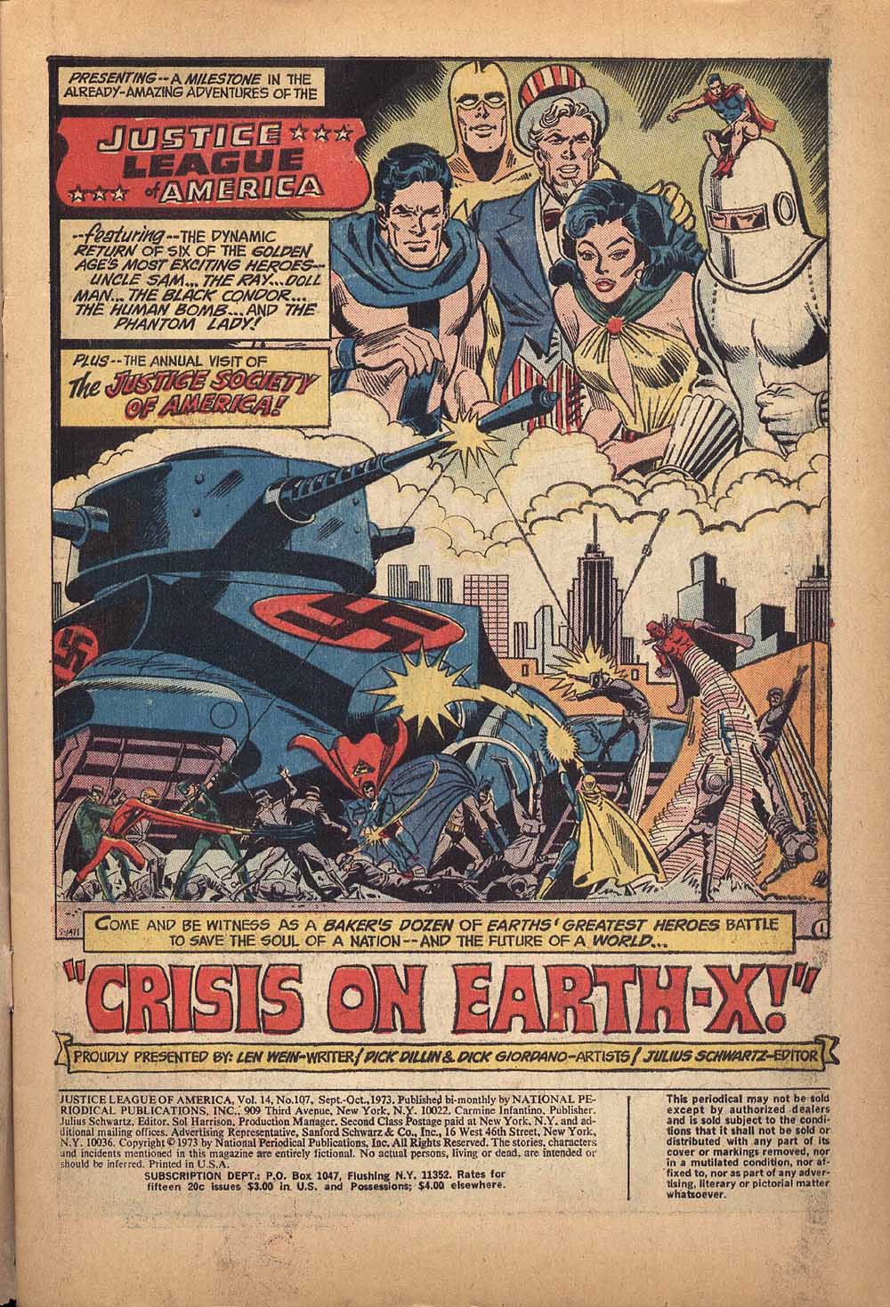 Justice League of America (1960) 107 Page 1