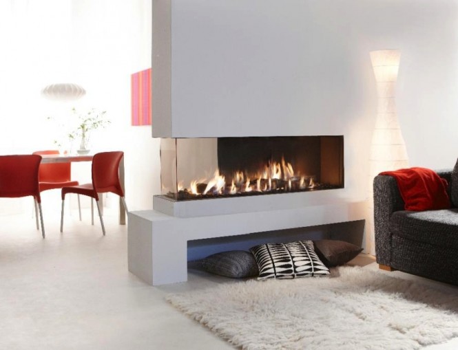 Visión Interiorista: Chimeneas minimalistas