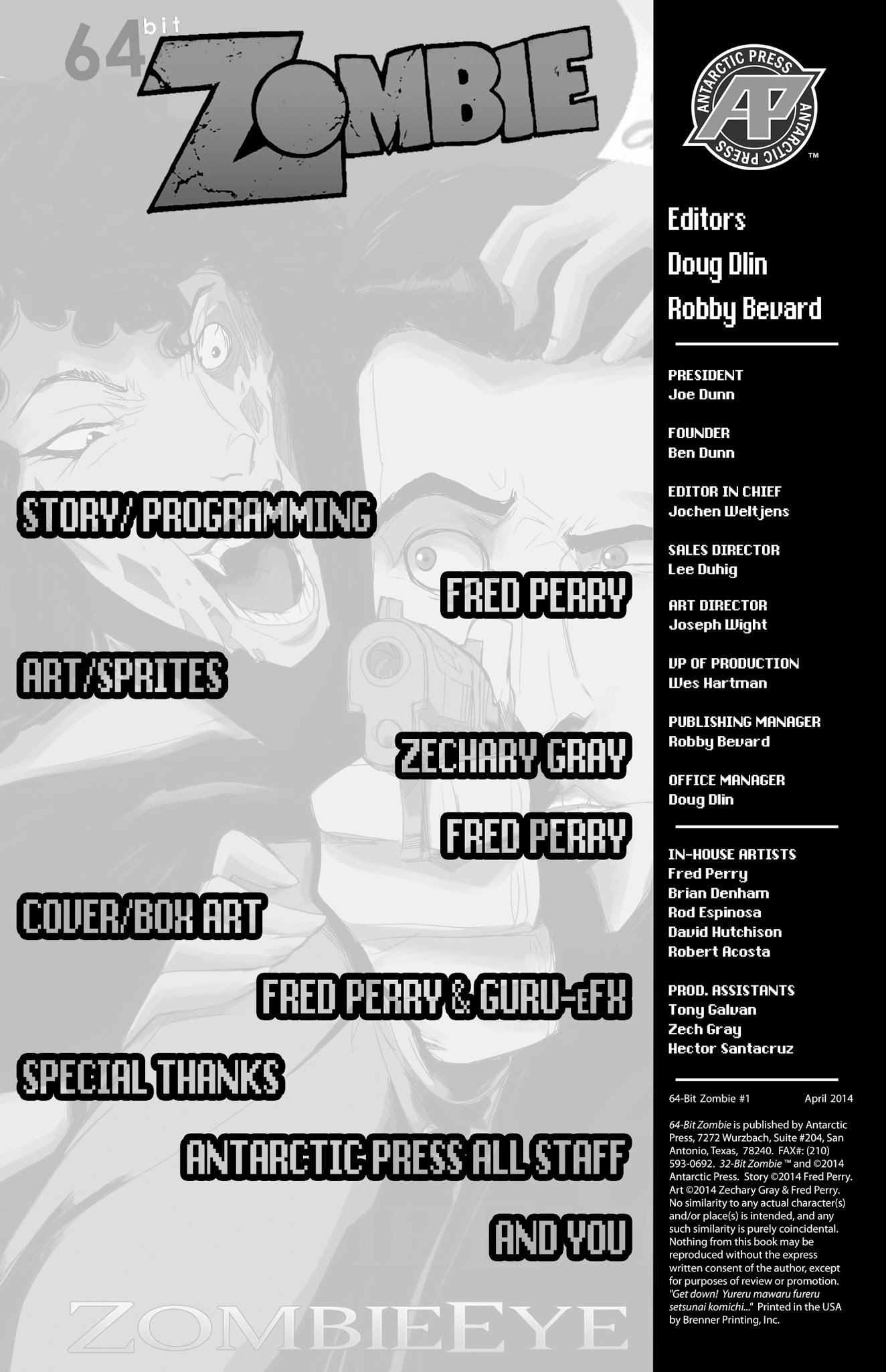 Read online 64-Bit Zombie comic -  Issue # Full - 2