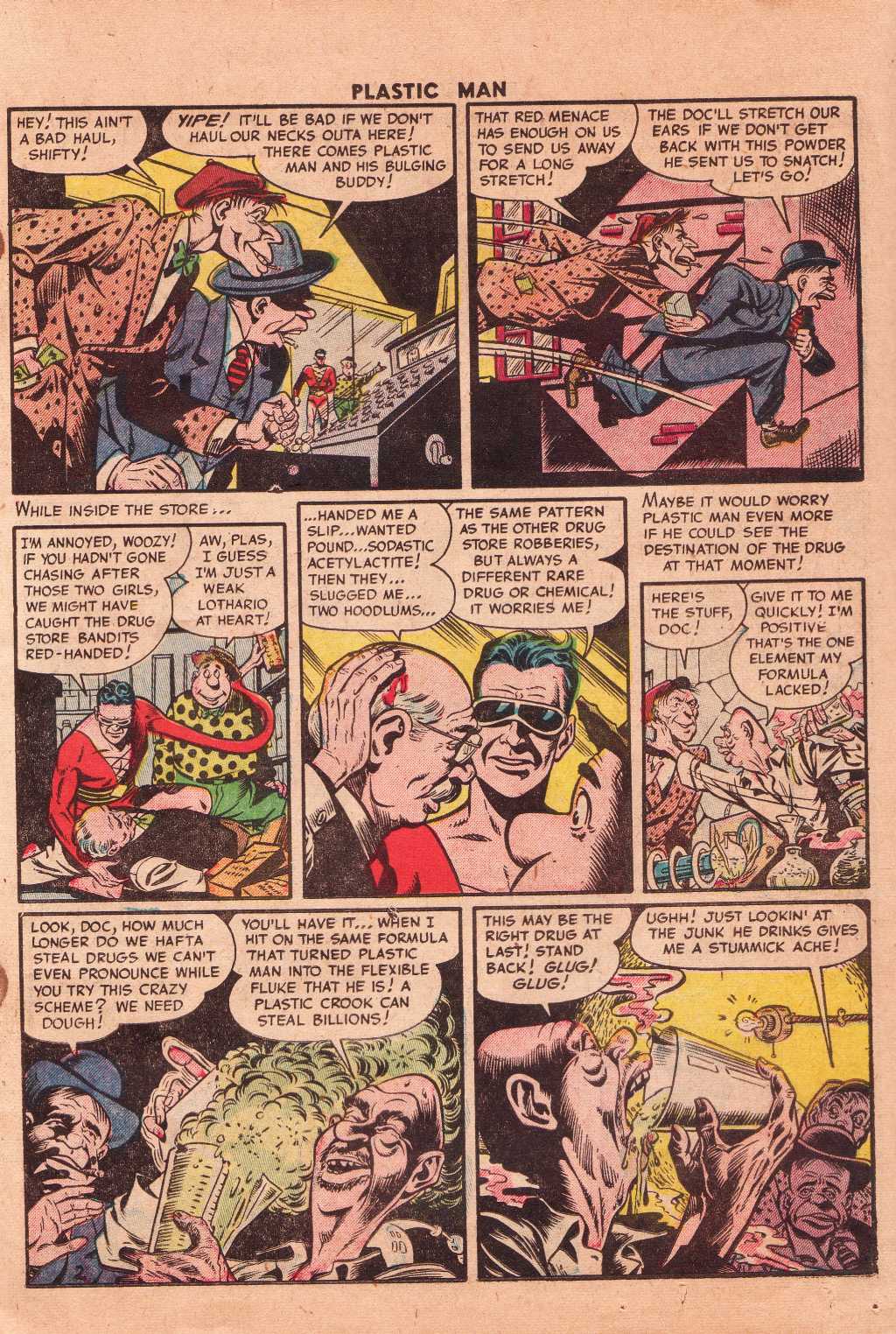 Read online Plastic Man (1943) comic -  Issue #41 - 20