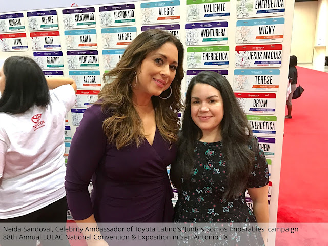 Neida Sandoval, ambassador for Toyota Latino, Juntos Somos Imparables #somosimparables
