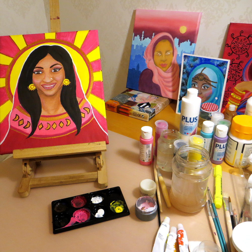 How to Paint a Face with Acrylics