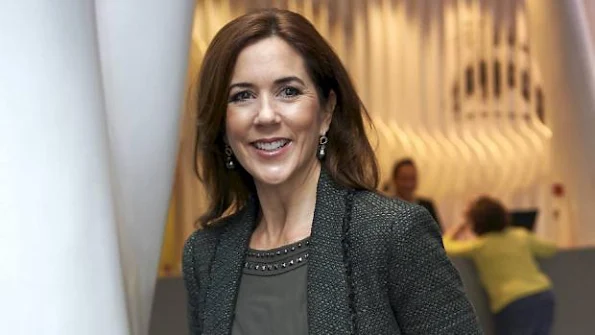 Crown Princess Mary delivered the opening speech at the conference, Nordic Women Against Violence in Scandic Copenhagen