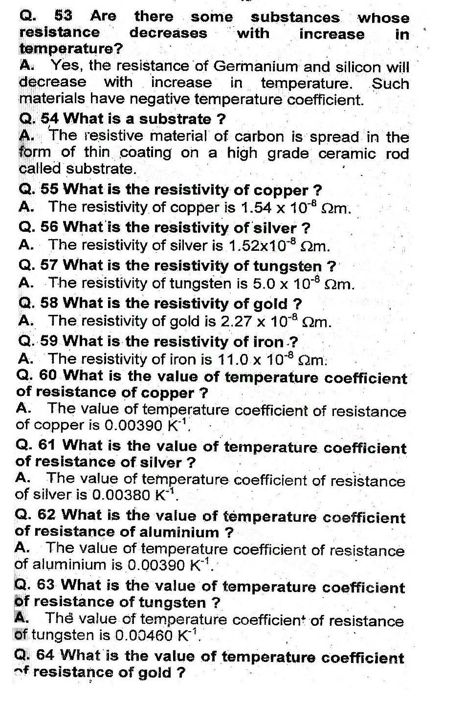 2nd Year Physics Chapter 13 Current Electricity Short Questions 10