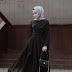 Baju Gamis Hitam Cocok Dengan Jilbab Warna Apa