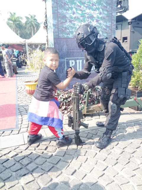 Pameran Senjata (Alutsista) dari TNI dan Polri di silang Monas