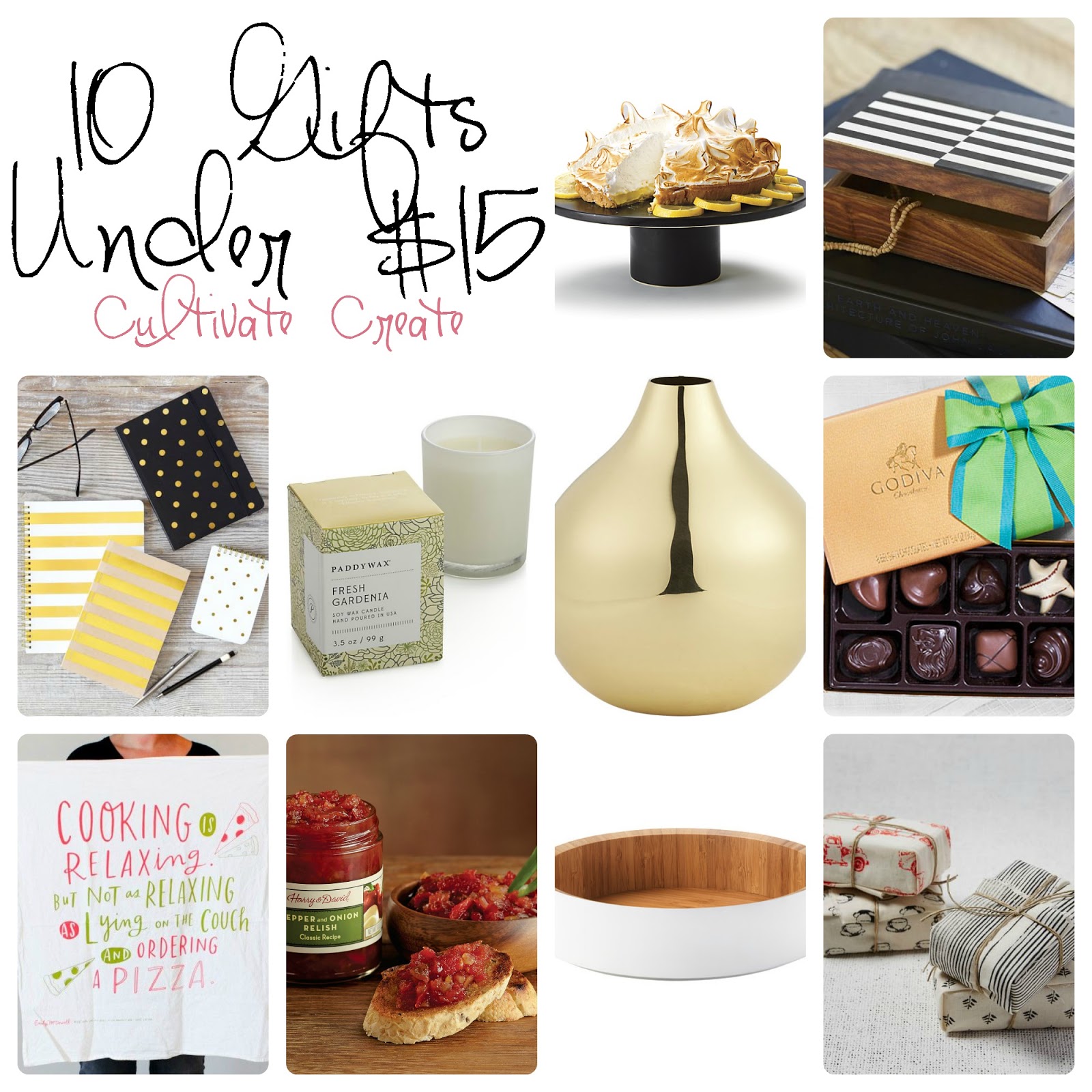 Cultivate Create 10 Gifts Under 15