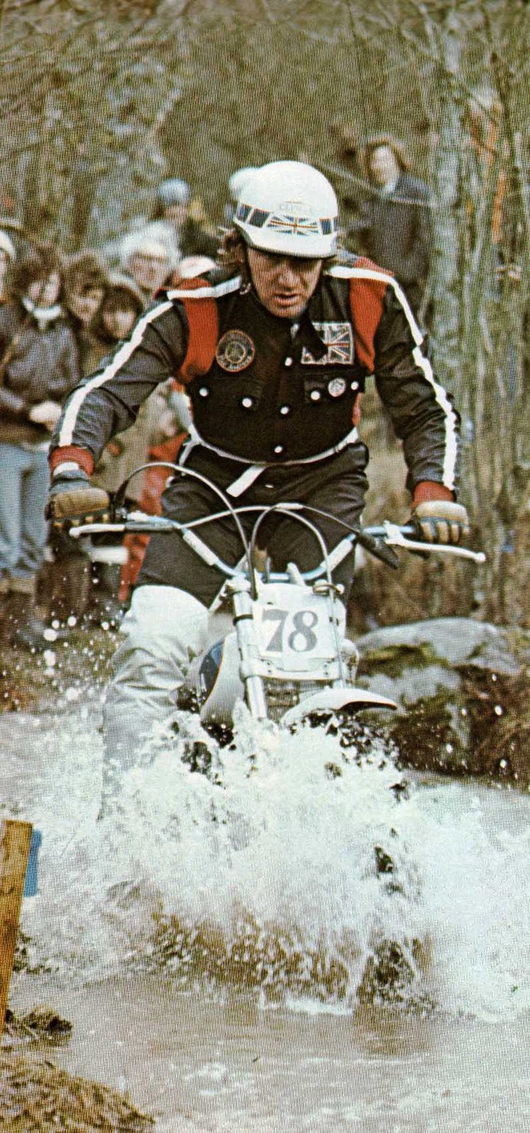 vintage trail motorcycle