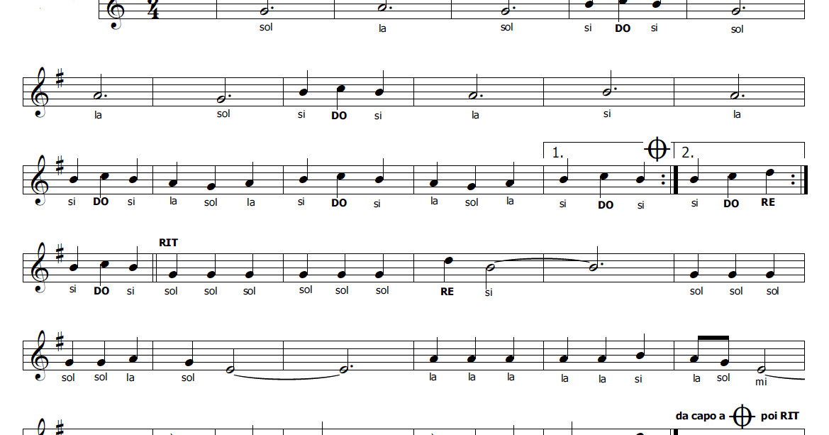 Musica e spartiti gratis per flauto dolce Ti Amo di Umberto Tozzi