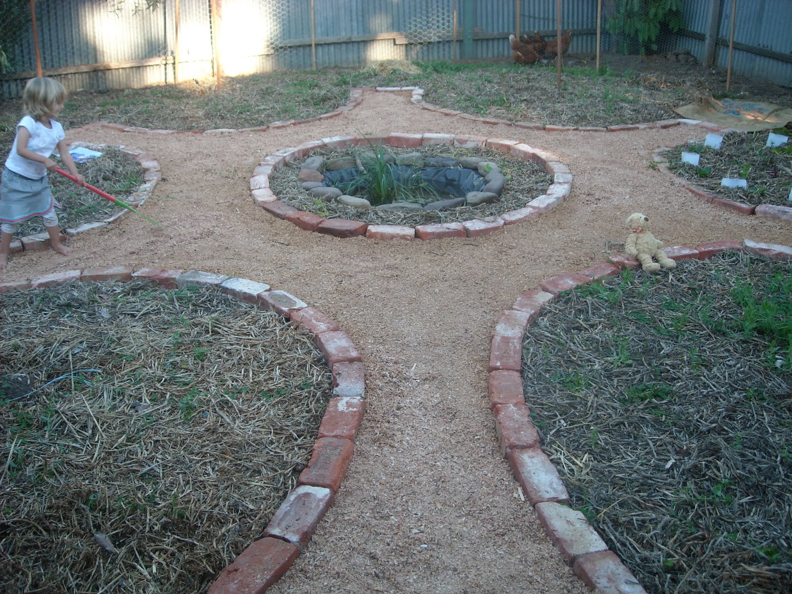Zucchini Island A great garden path material