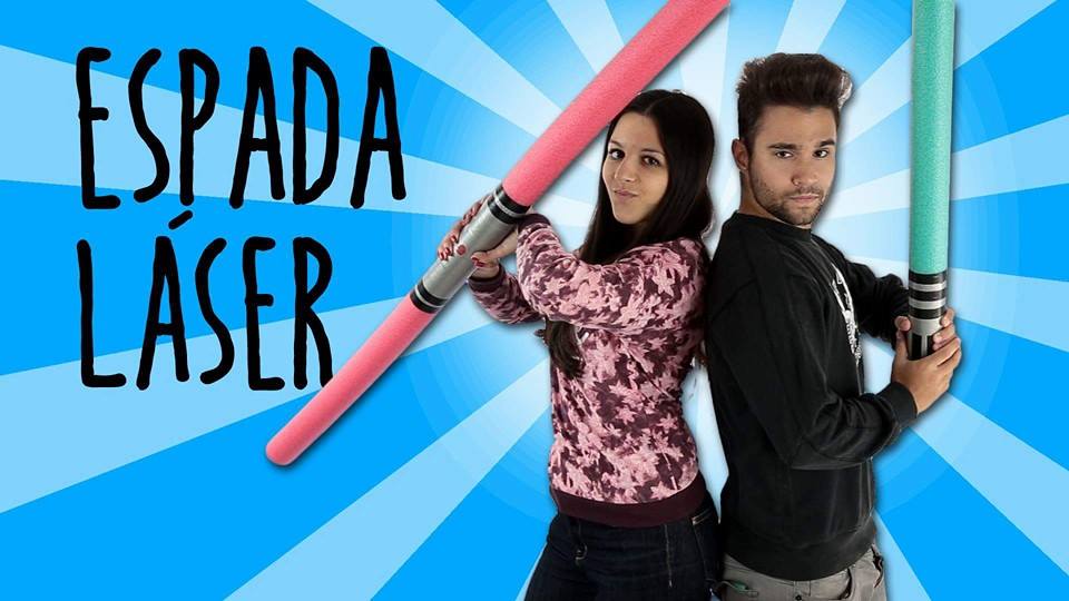 caseros: una espada láser de Star Wars - Sable láser fácil para niños