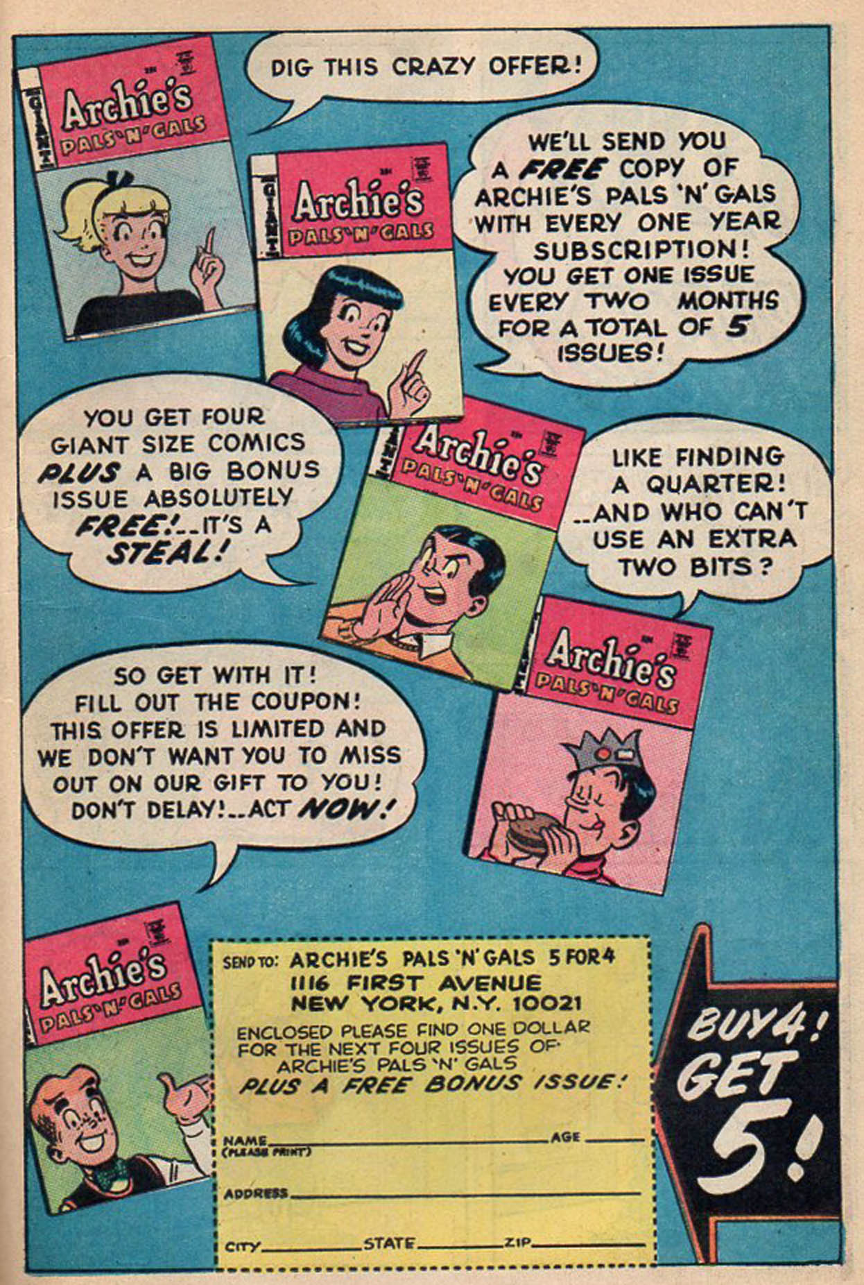 Read online Archie's Pals 'N' Gals (1952) comic -  Issue #52 - 49