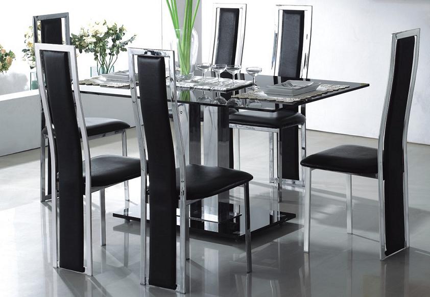 10 Luxury Black Dining Room Furniture Sets Design