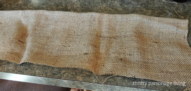 Thrifty Parsonage Living: DIY BURLAP PUMPKIN (EASY - NO SEWING REQUIRED)