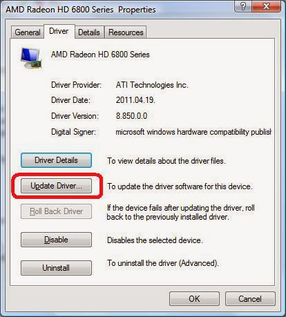 Windows Device Manager dialog