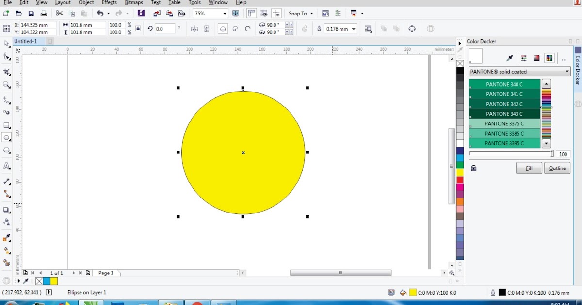 Tutor Tips Corel Draw Ai Photoshop Cara Mudah Membuat Setengah Lingkaran Di Corel Draw