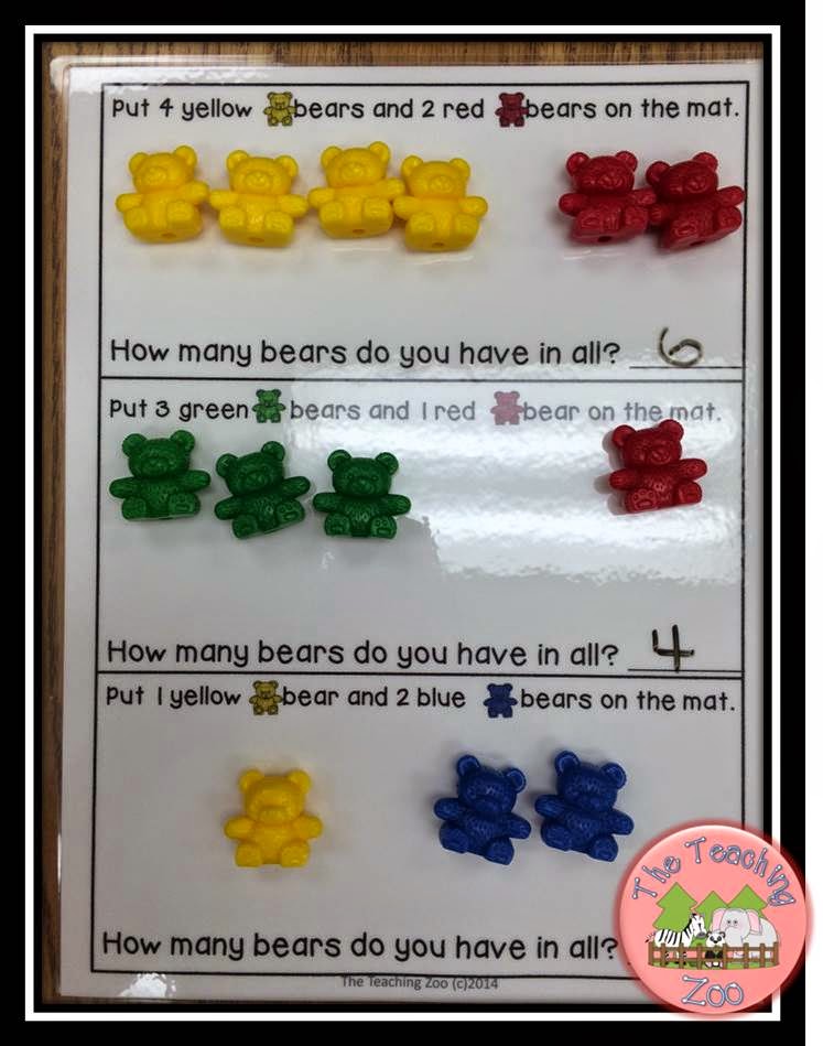 http://www.teacherspayteachers.com/Product/FREEBIE-Colorful-Bears-Patterning-Counting-Adding-Mats-1482454